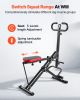 VEVOR Squat Machine, Deep Squat Rowing Machine for Home, Easy Setup & Foldable Exercise Equipment