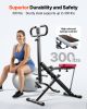 VEVOR Squat Machine, Deep Squat Rowing Machine for Home, Easy Setup & Foldable Exercise Equipment